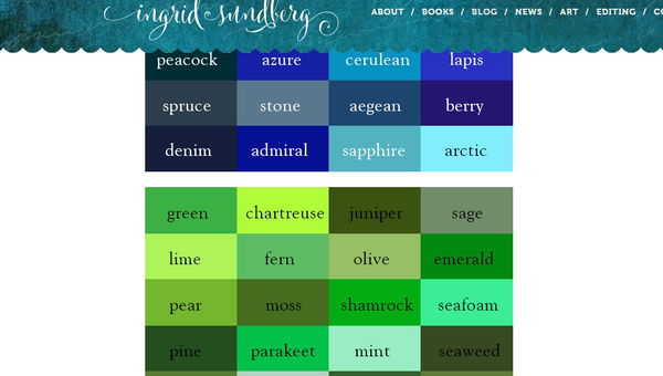 La guida definitiva ai nomi dei colori