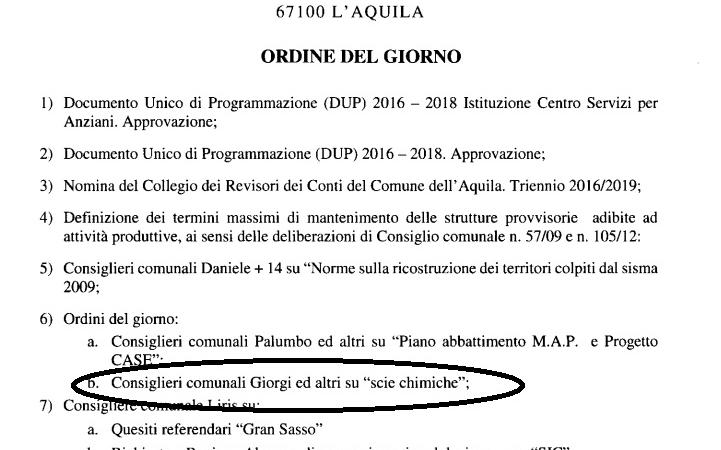 scie chimiche