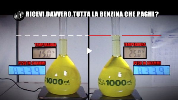 Il servizio de Le Iene sulla benzina: riceviamo davvero tutto il carburante per cui paghiamo?