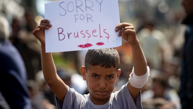 bambino idomeni bruxelles