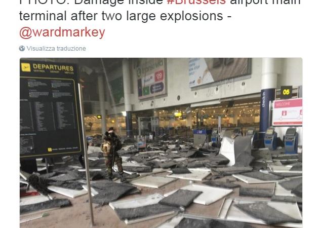 Esplosioni aeroporto Bruxelles