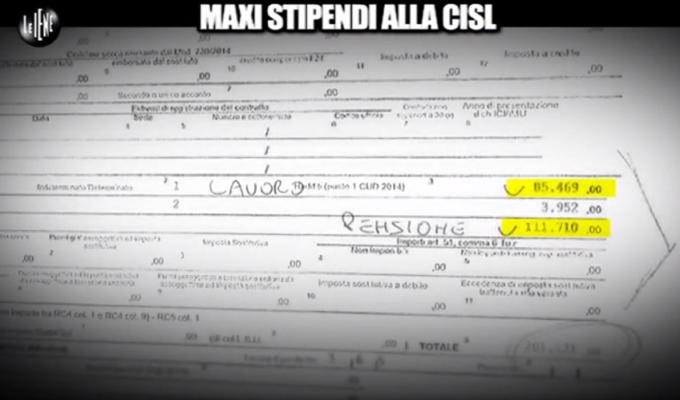 Iene stipendi Cisl