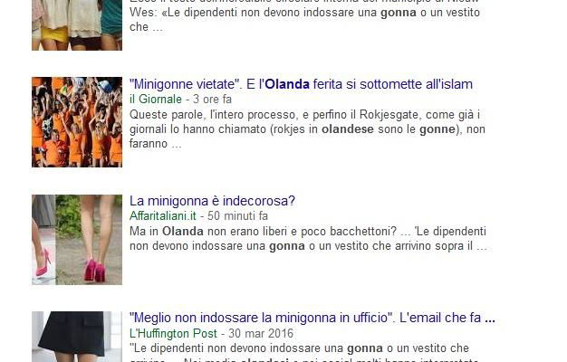 olanda minigonna