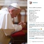 papa francesco instagram
