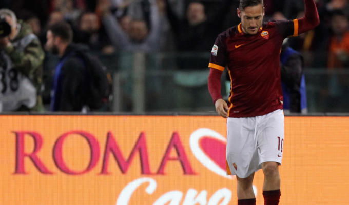 Francesco Totti doppietta Torino