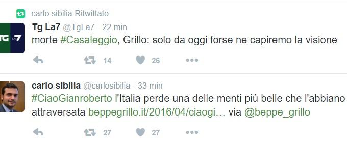 Gianroberto Casaleggio morto