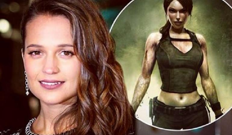 alicia vikander lara croft foto