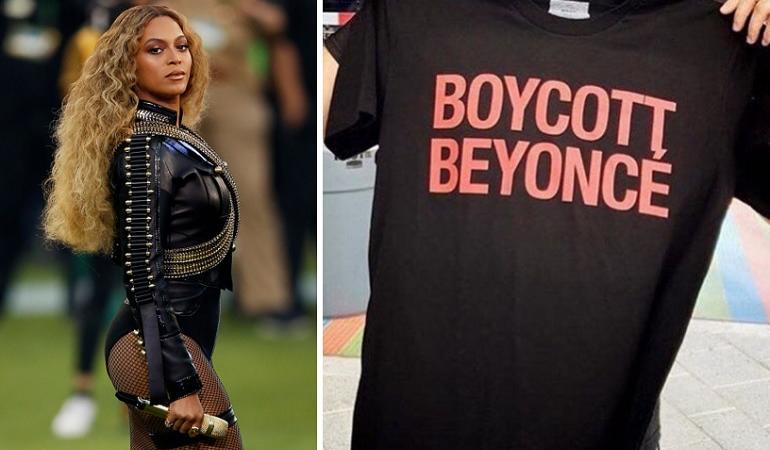 beyoncé magliette boicotta beyoncé