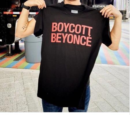 beyoncé magliette boicotta beyoncé