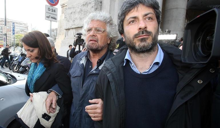 gianroberto casaleggio beppe grillo elezioni