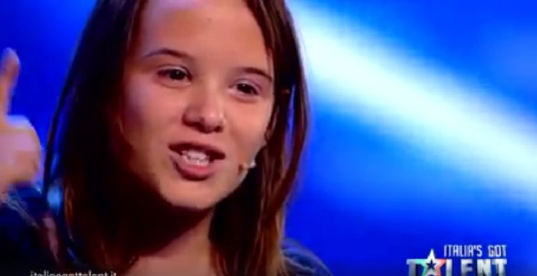 italia got talent chiara monologo peppino impastato