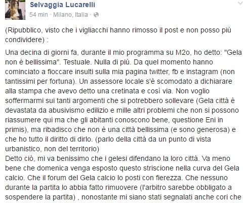 selvaggia lucarelli gela