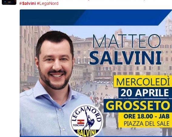 matteo salvini siena