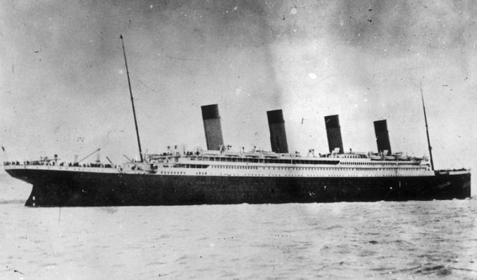 titanic affondamento video in tempo reale