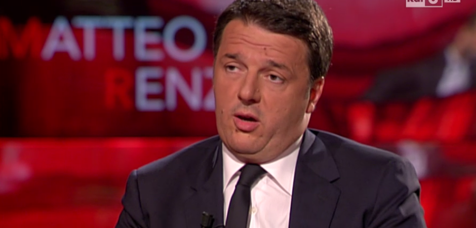 Matteo Renzi ospite di che tempo che fa