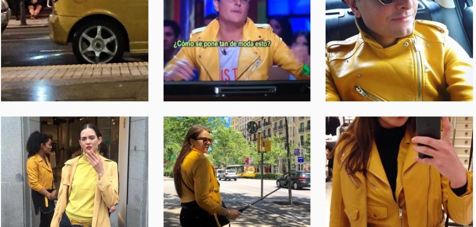 chiodo giallo zara