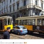 Milano tram incidente polizia