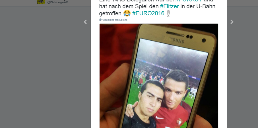 Cristiano Ronaldo selfie