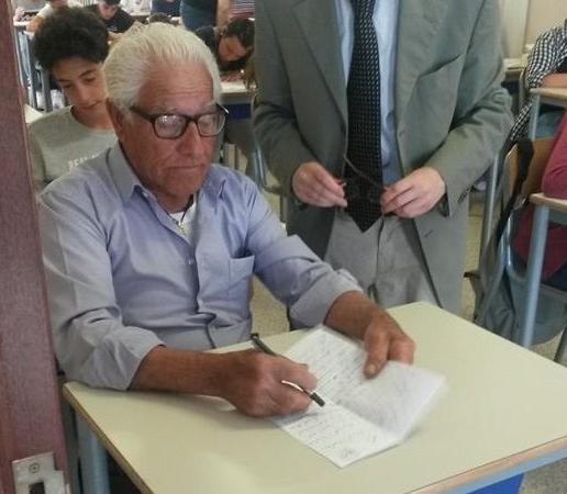 Antonio Pugliese 81 anni esami di terza media