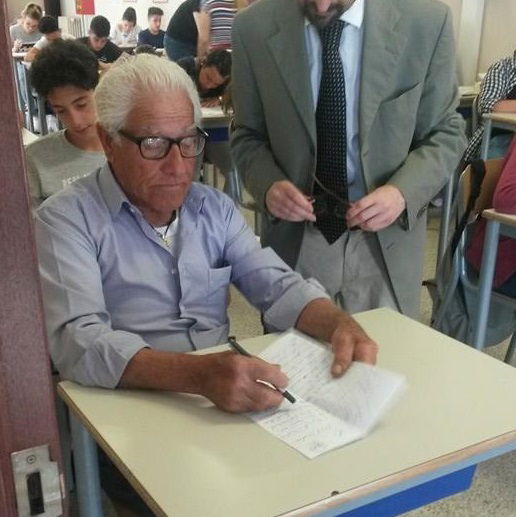 Antonio Pugliese, lo scolaro di 81 anni che fa la terza media