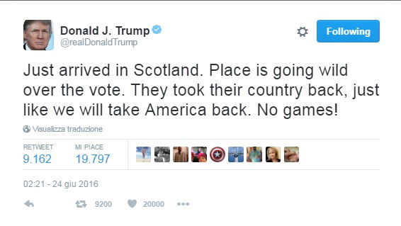 donald trump brexit