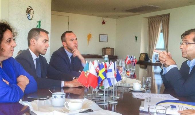 M5S visita Israele