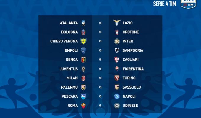 calendario serie a 2016 2017