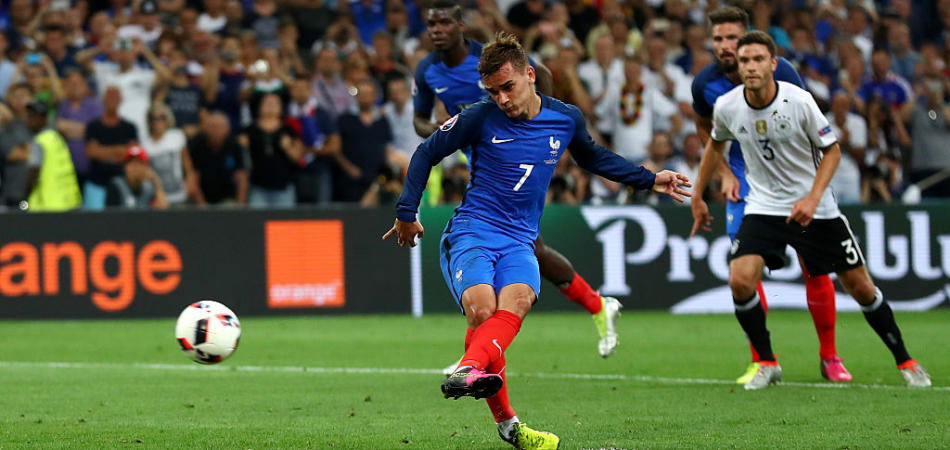 Germania-Francia video gol rigore griezmann