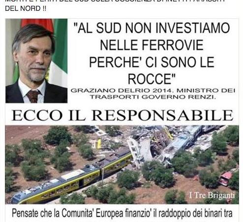 graziano delrio bufala