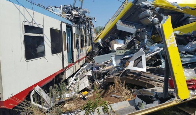 nomi morti incidente treni puglia