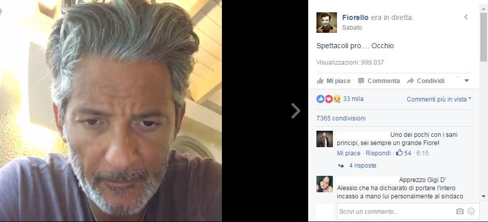 Fiorello terremoto