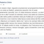Federica Cifola smentisce Francesca Fornario censura