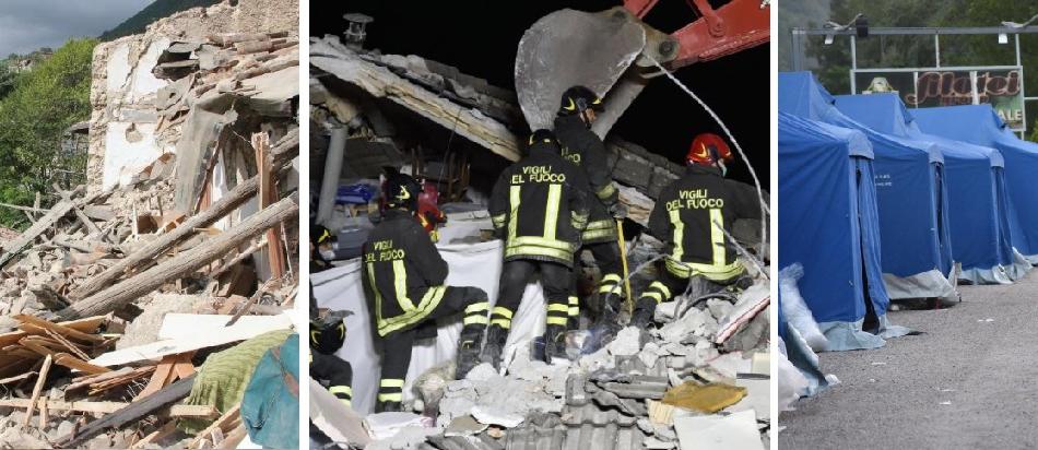 Terremoto 24 agosto 2016 Rieti