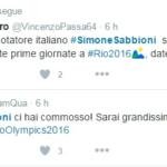 Simone Sabbioni intervista Rio 2016