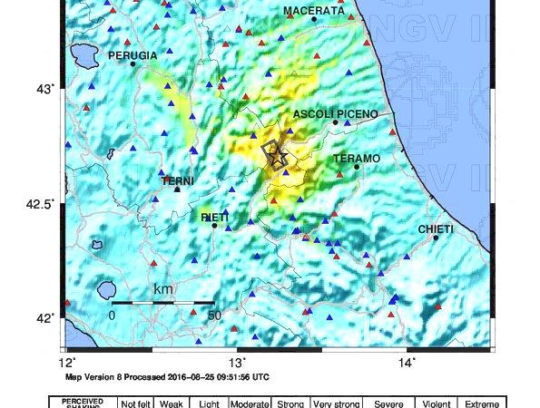 magnitudo 6 terremoto Amatrice