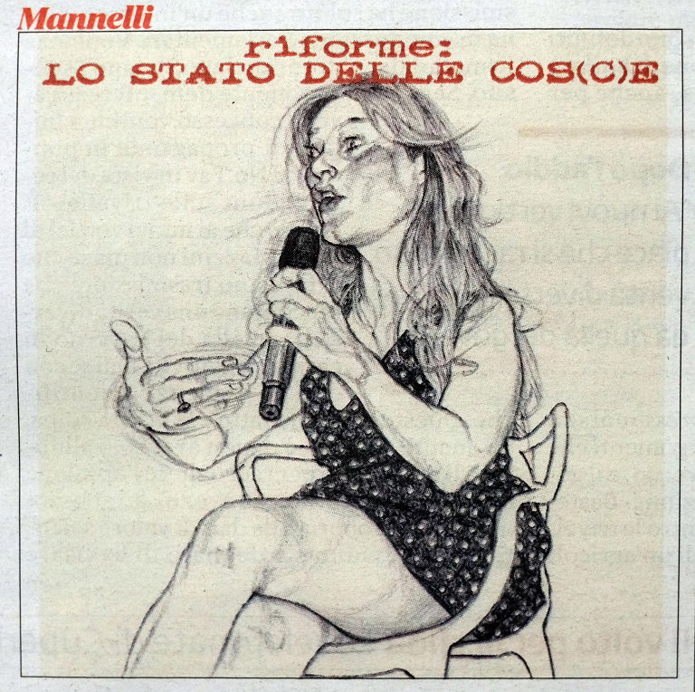 Mannelli: «Polemica ridicola. Cosa significa la vignetta sulle cosce della Boschi» article-post