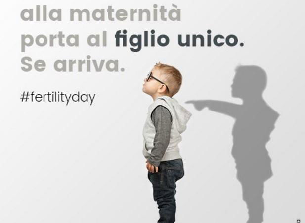 FERTILITY DAY CARTOLINA FIGLIO UNICO
