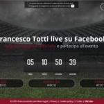 Francesco Totti pagina Facebook ufficiale