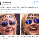Hillary Clinton malattia complottismo