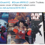 Justin Trudeau fumetto Marvel