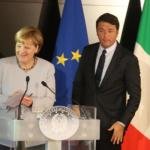 Matteo Renzi Angela Merkel Ferrari