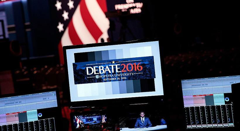 Hillary Clinton Donald Trump dibatitto TV