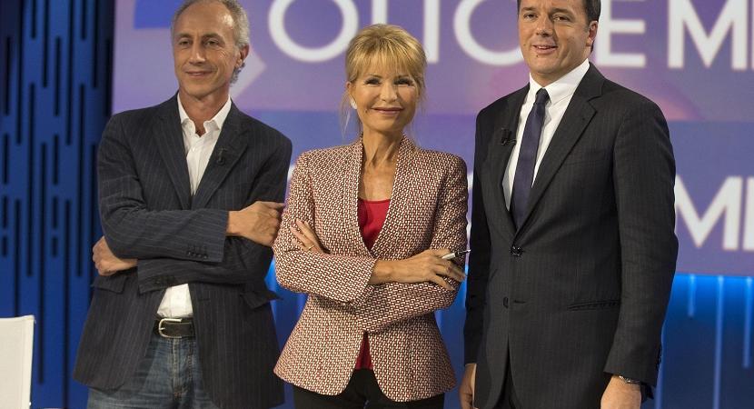 Marco Travaglio Matteo Renzi Otto e mezzo