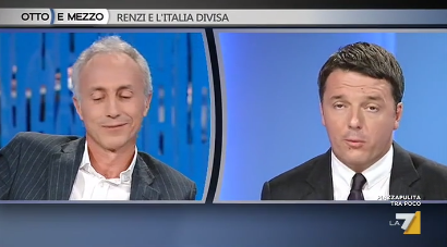otto e mezzo renzi vs travaglio la7