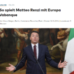 Matteo Renzi scommessa 4 dicembre