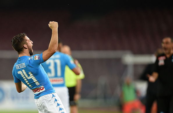 Napoli-Empoli 2-0 gol Dries Mertens video