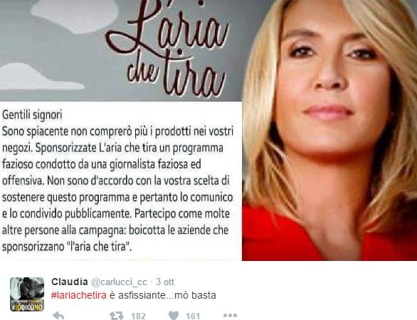 boicottaggio aria che tira