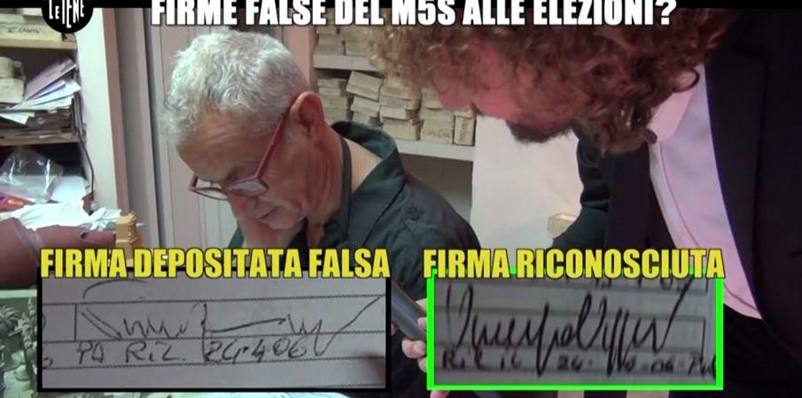 firme false m5s