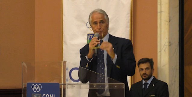 giovanni malagò commozione