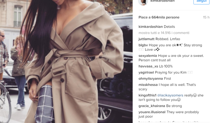 Kim Kardashian furto sequestro